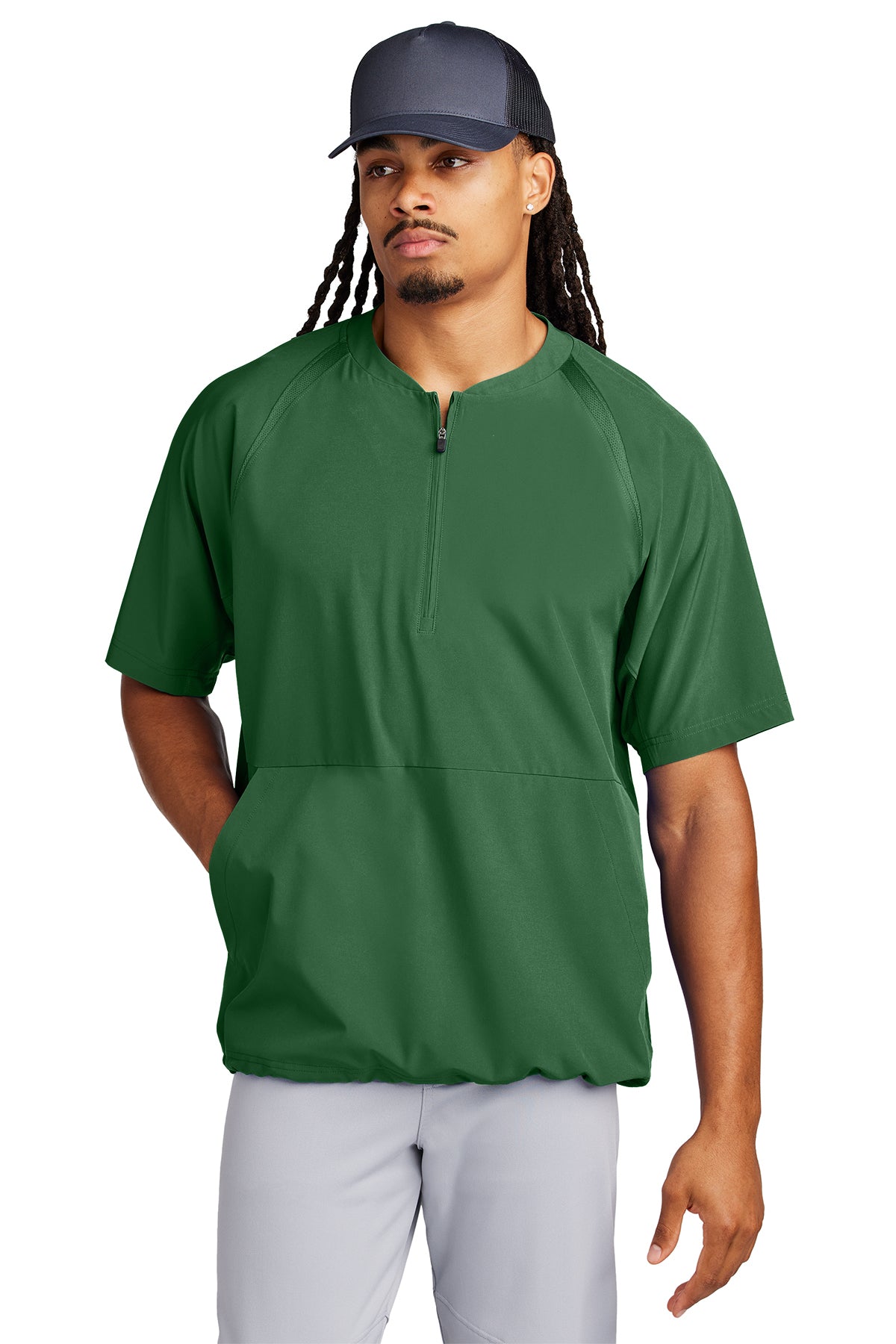 COACHES:  Illusions Softball  | 1/2-Zip Short Sleeve Jacket