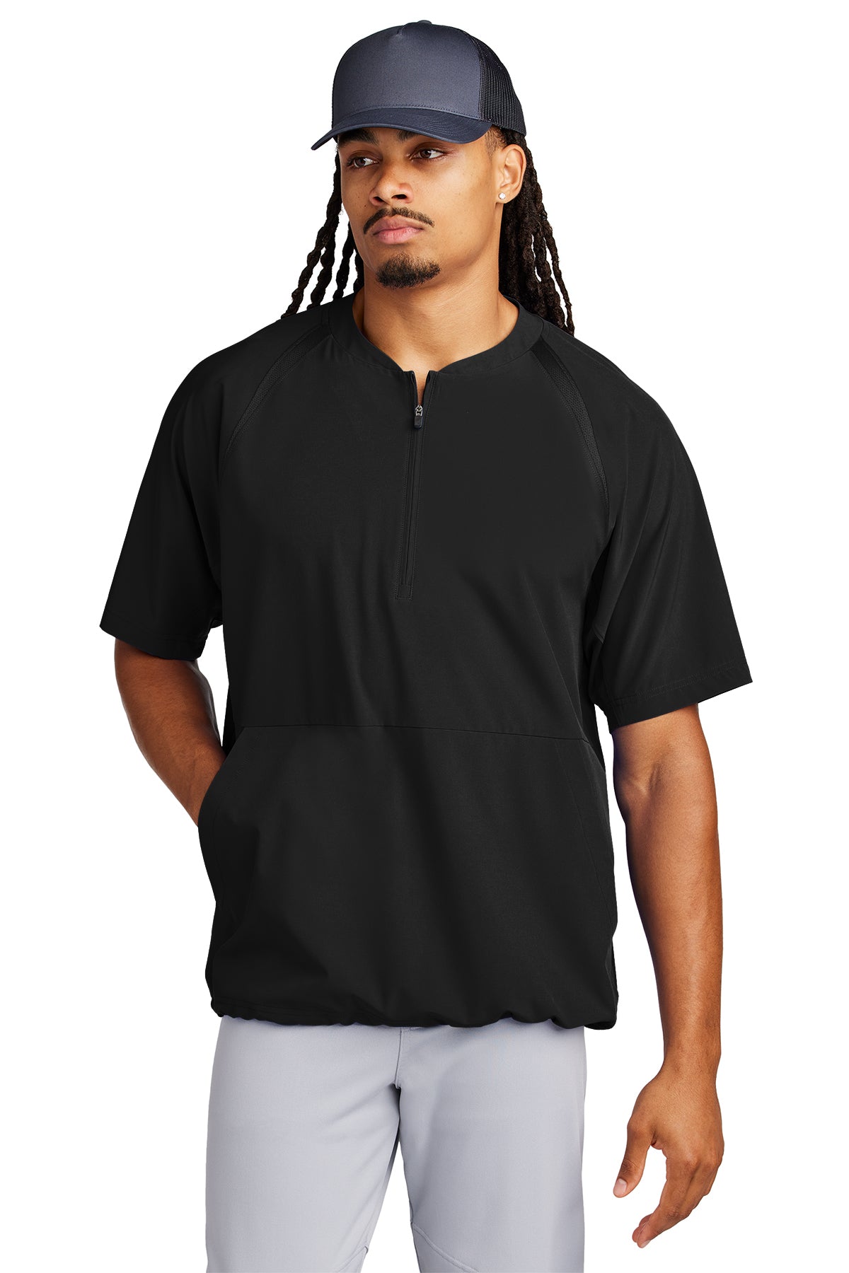 COACHES:  Illusions Softball  | 1/2-Zip Short Sleeve Jacket