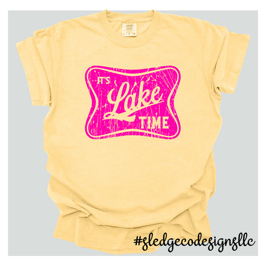 IT'S LAKE TIME | LAKE TSHIRT |  CUSTOM UNISEX TSHIRT