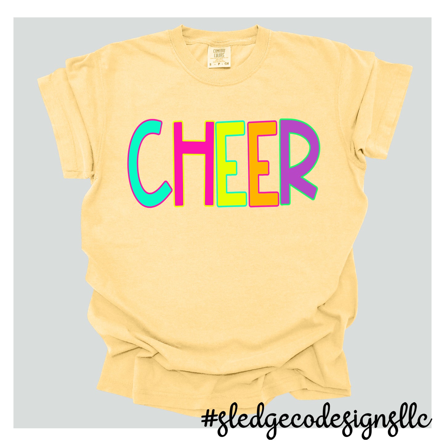 CHEER | NEON | Custom Unisex Tshirt
