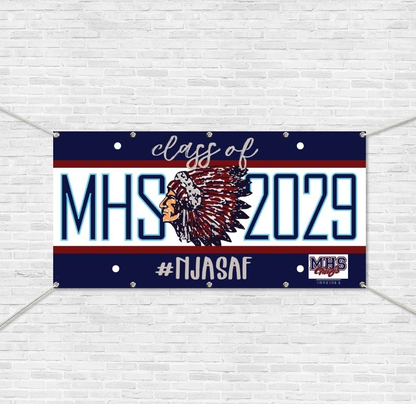 CUSTOM CHIEFS BANNER | MAGNOLIA HEIGHTS SCHOOL