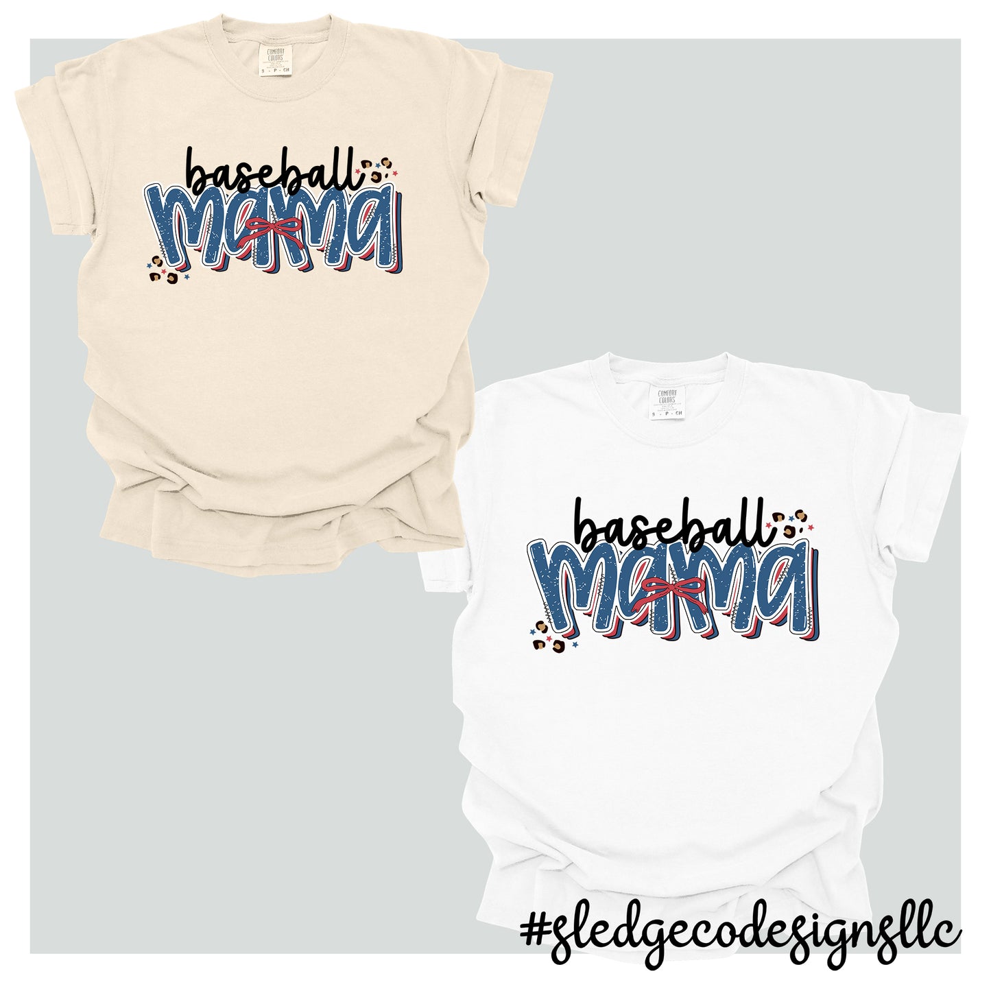BASEBALL MOM LEOPARD | Custom Unisex TSHIRT