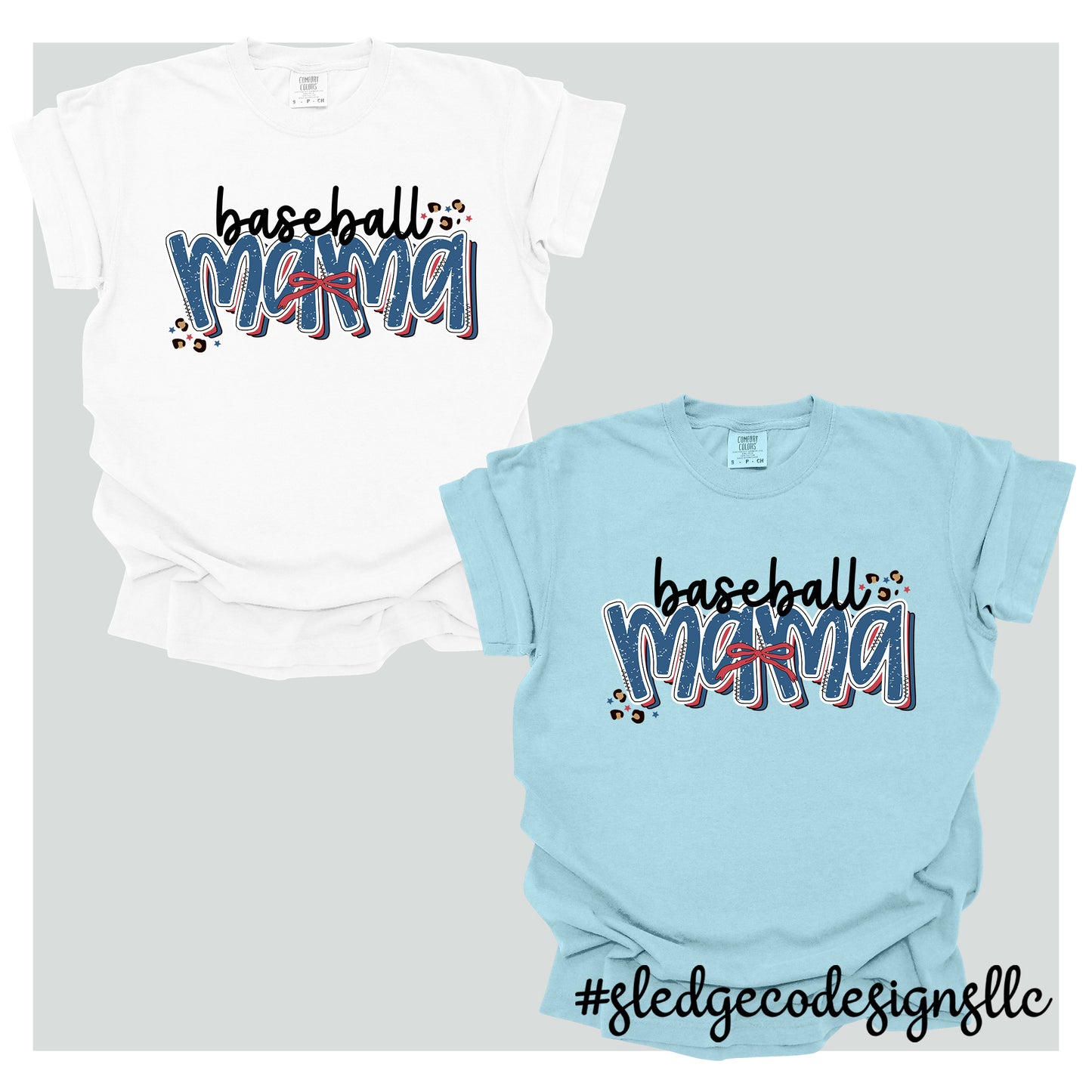 Baseball Mama | Leopard | CUSTOM UNISEX TSHIRT