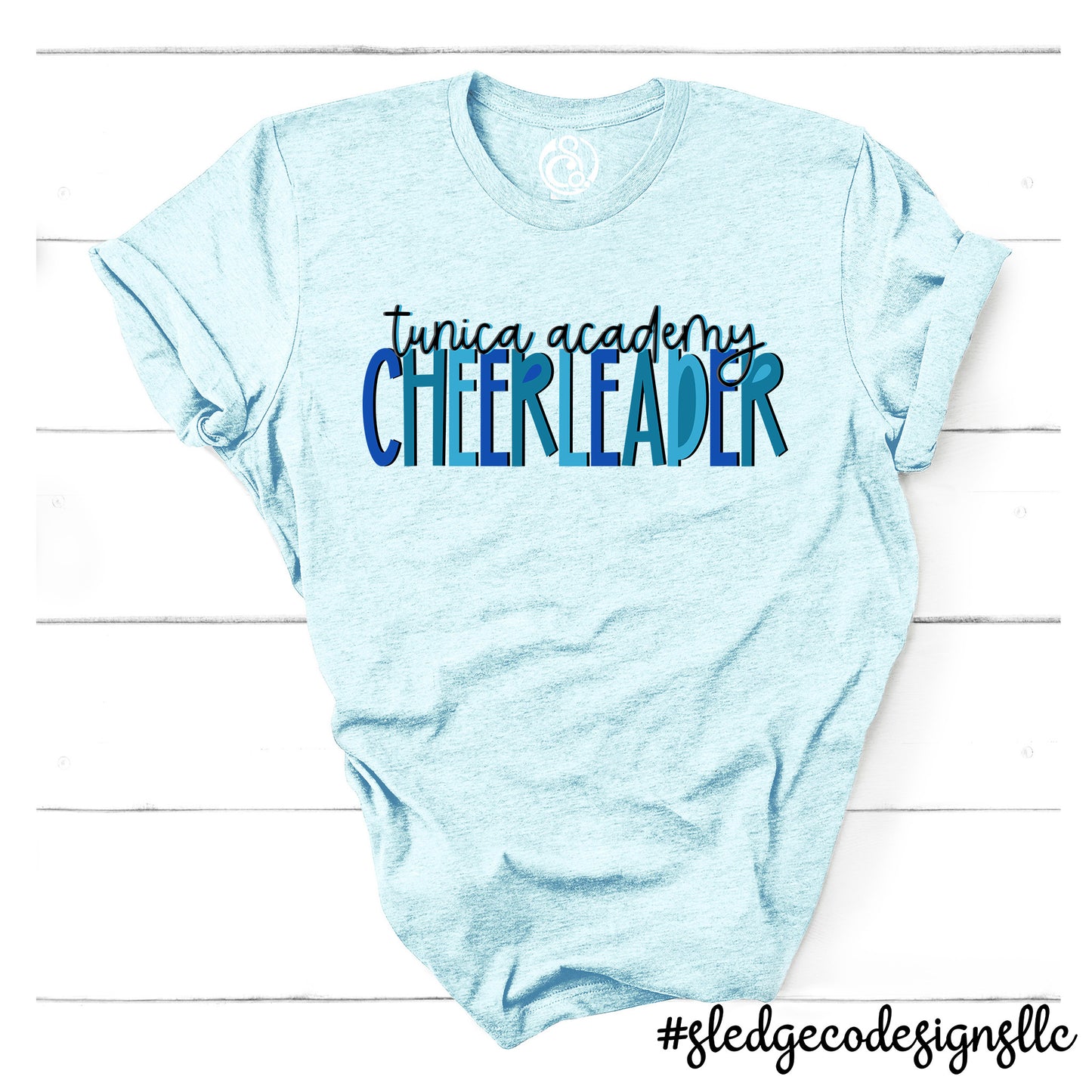 TUNICA ACADEMY BLUE DEVILS | CHEERLEADING | Custom Unisex Tshirt