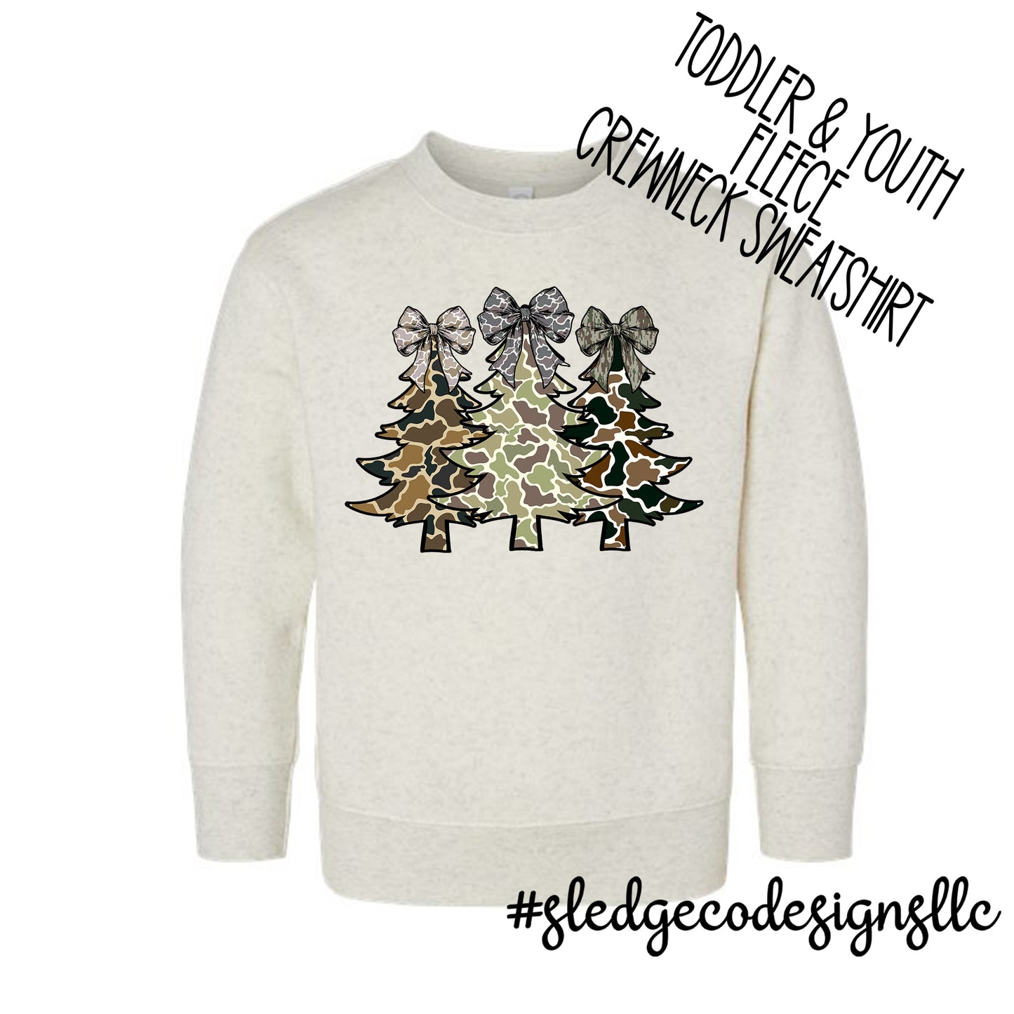 CAMO Christmas TREES | CHRISTMAS SWEATSHIRT | Custom Unisex TSHIRT