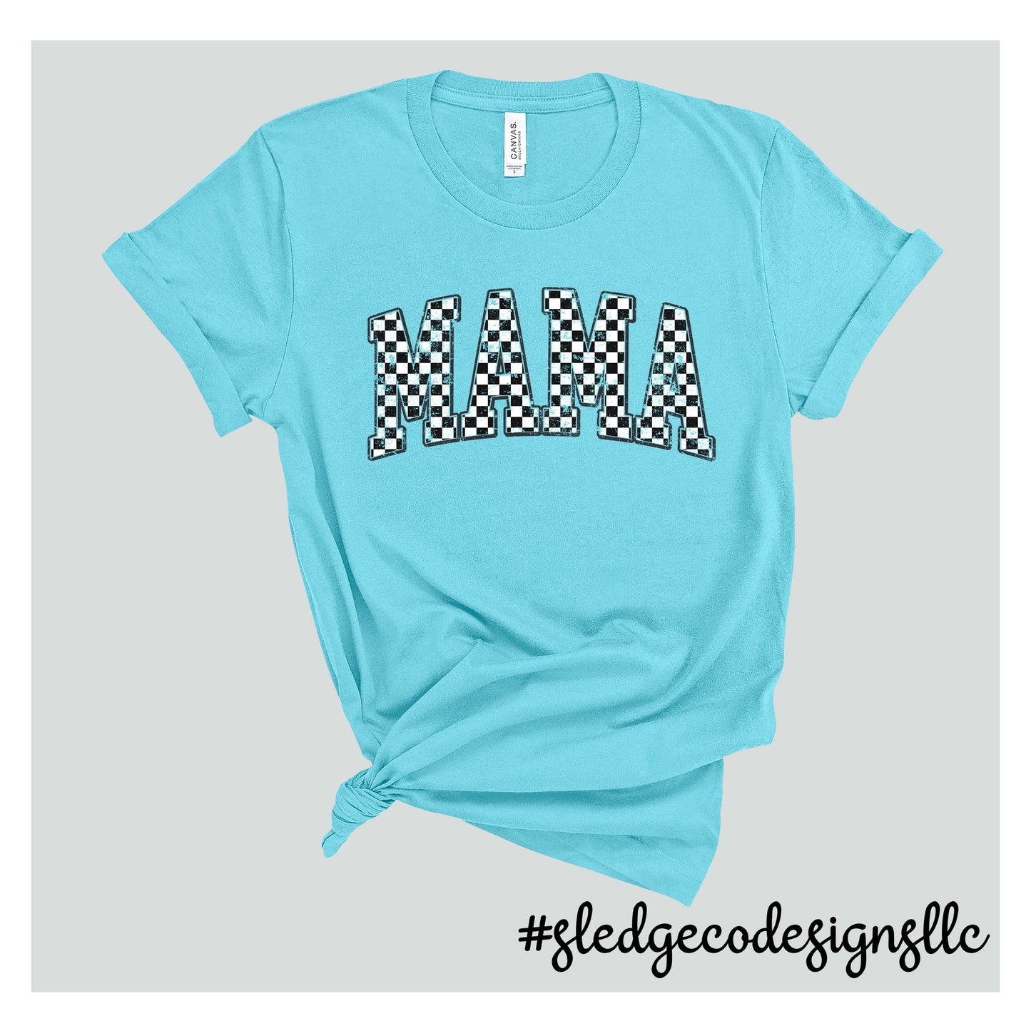 MAMA RETRO CHECKERED | Custom Unisex TSHIRT