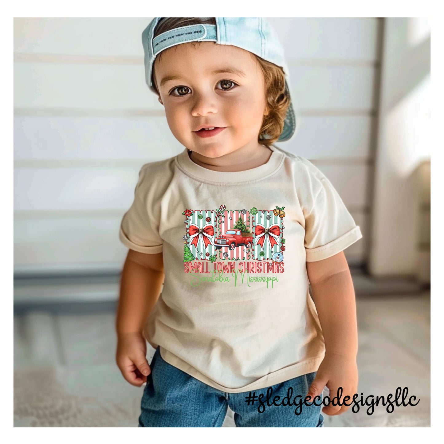 SMALL TOWN CHRISTMAS SENATOBIA MS | Custom Unisex TSHIRT