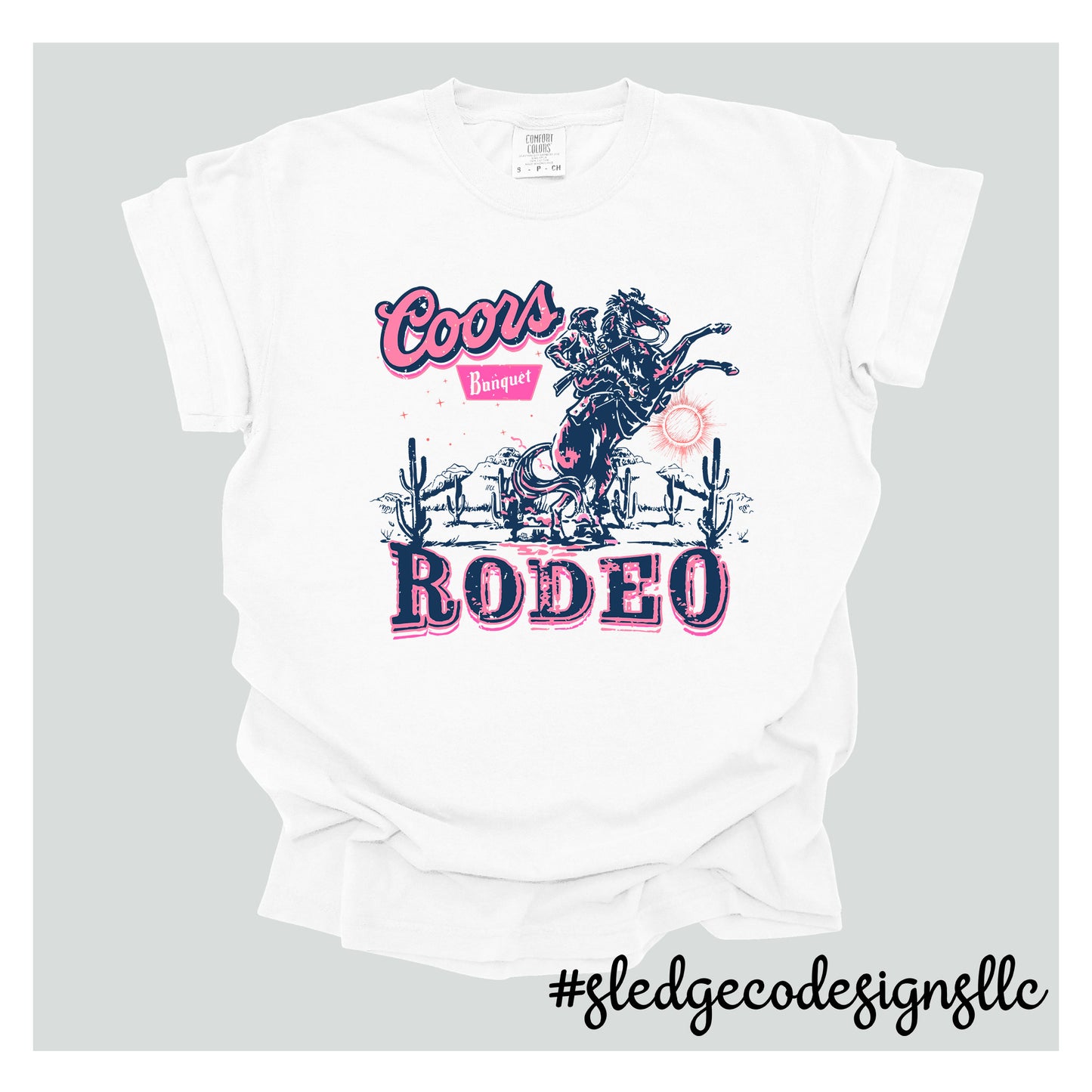 COORS RODEO | PINK Preppy Design Girly | Custom Unisex TSHIRT