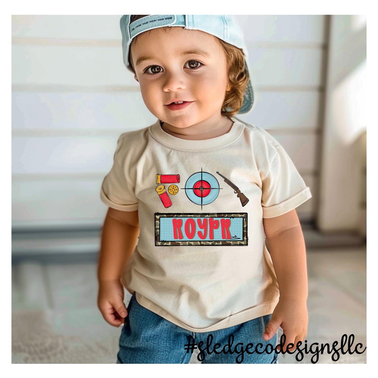 HUNTING TARGET BOY CUSTOM TEE | YOUTH - TODDLER - INFANT Custom TSHIRT