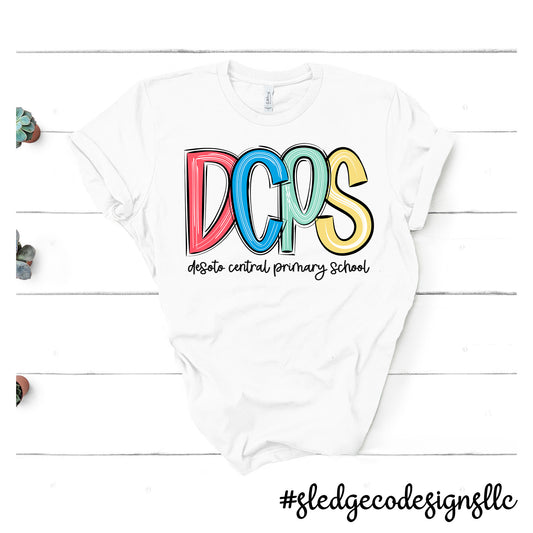 DESOTO CENTRAL PRIMARY SCHOOL | JAGS | NEW SKTECHED | Custom Unisex Tshirt
