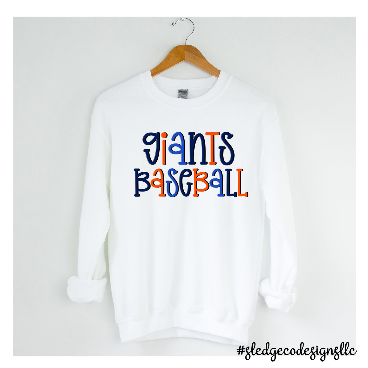 GIANTS BASEBALL | DRAWN | Custom Unisex SWEATSHIRT