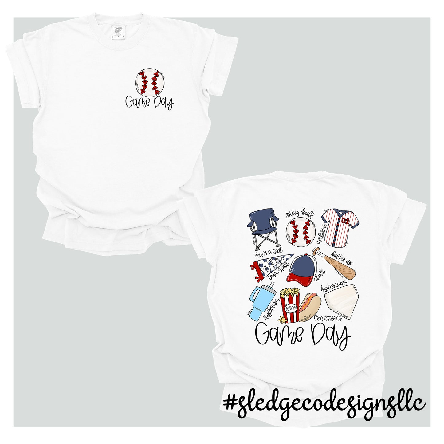 BASEBALL | GAME DAY  | Custom Unisex TSHIRT