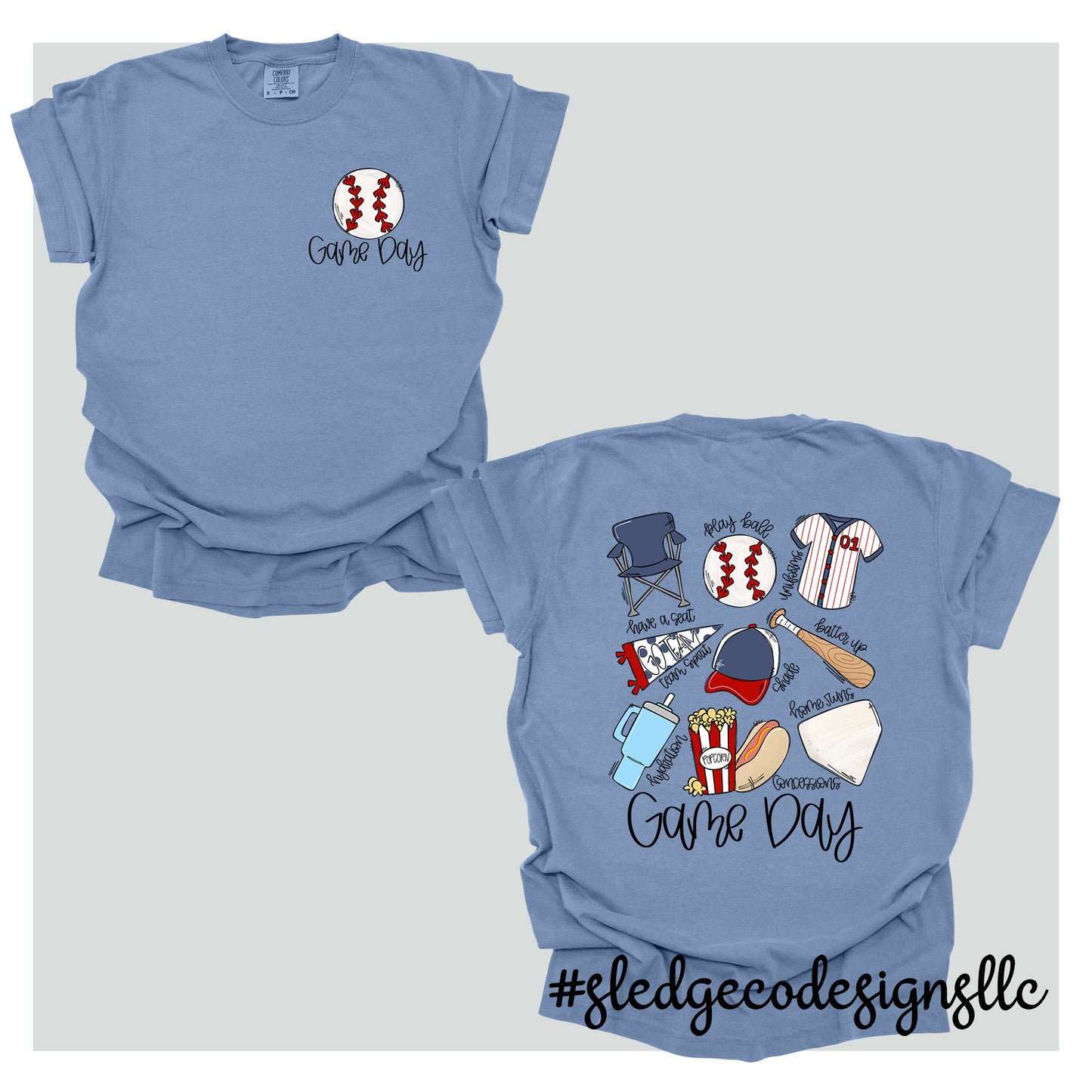 BASEBALL | GAME DAY  | Custom Unisex TSHIRT