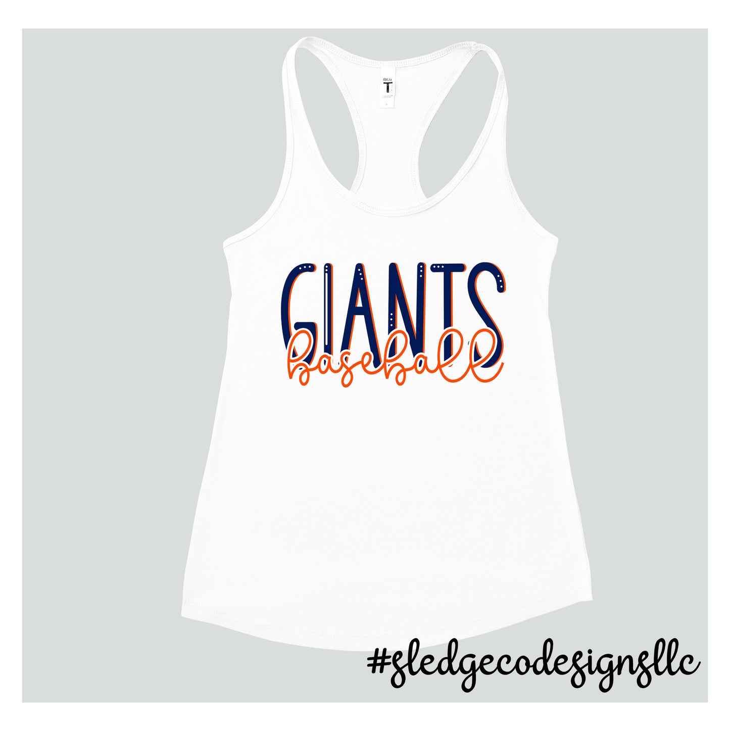 GIANTS BASEBALL DUO | Womens Ideal Racerback Tank