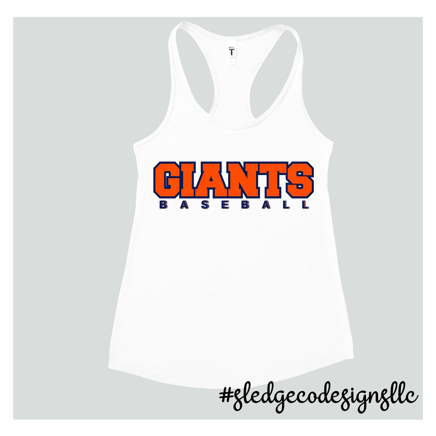 GIANTS BASEBALL BLOCK | Womens Ideal Racerback Tank