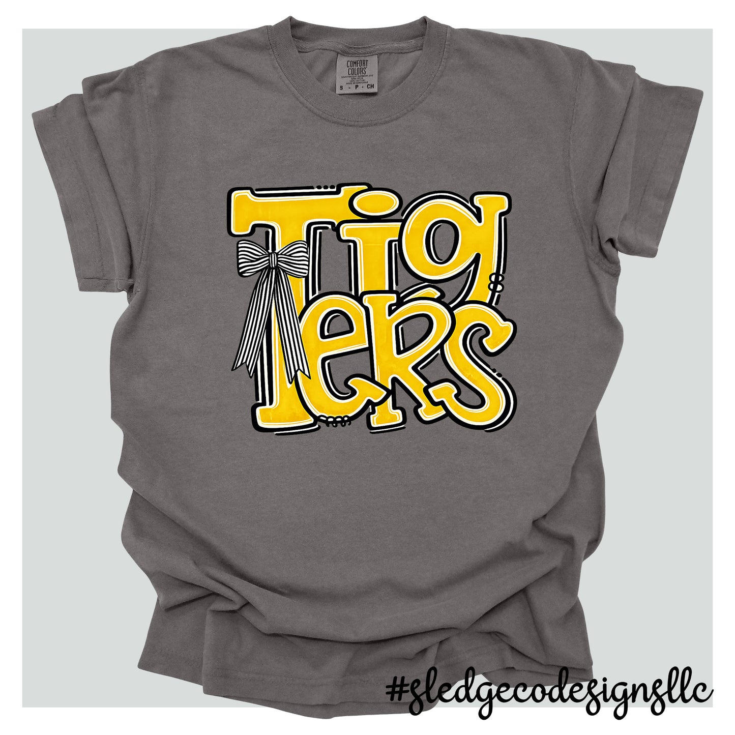 HERNANDO TIGERS | STACKED DOODLE | Custom Unisex TSHIRT