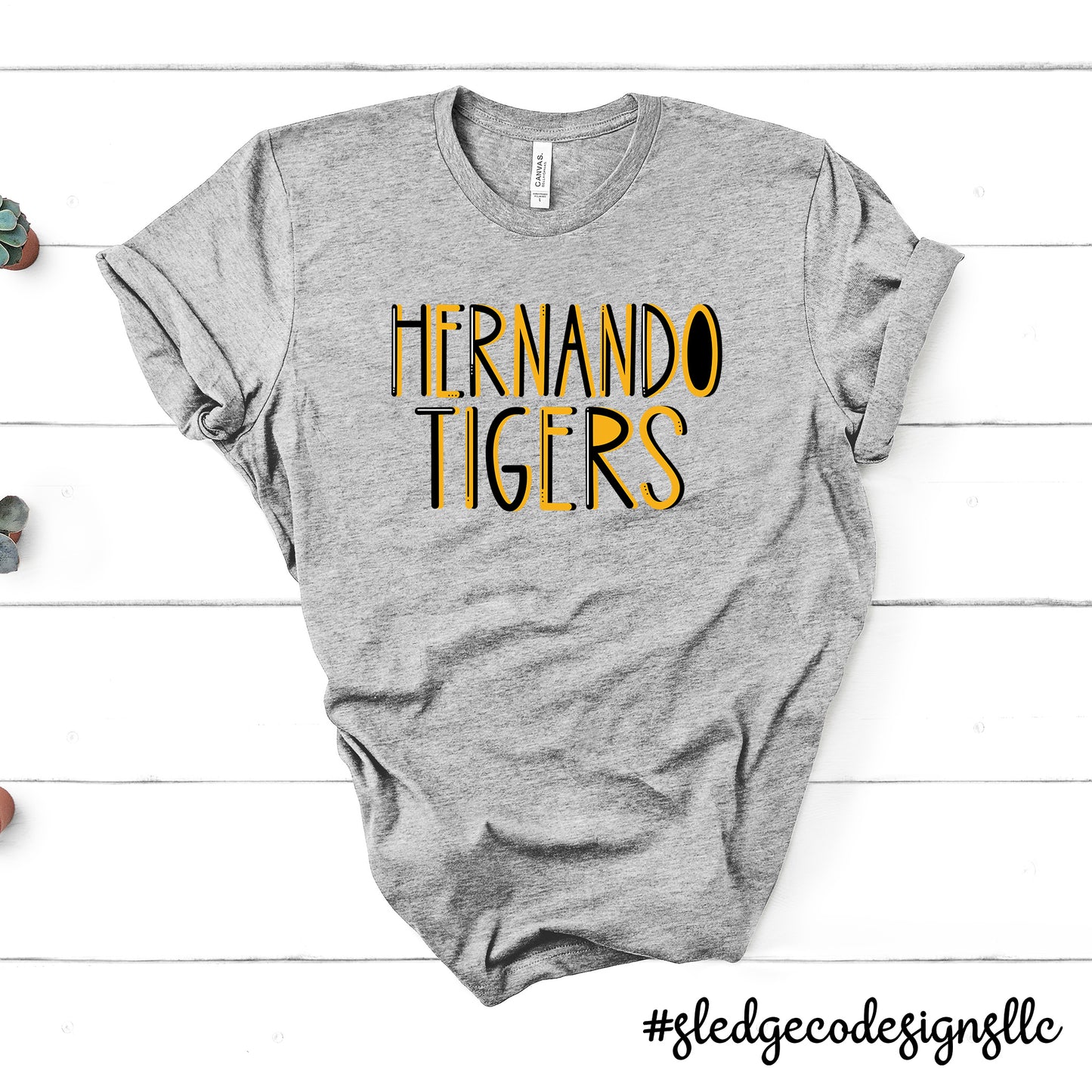 HERNANDO TIGERS LETTERED | CUSTOM UNISEX TSHIRTS