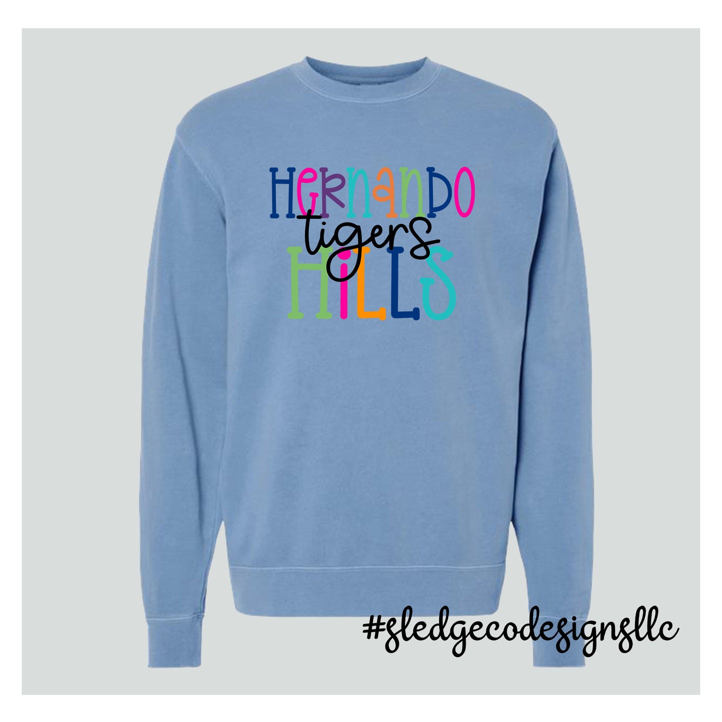 DESOTO CENTRAL JAGS | Midweight Pigment-Dyed Crewneck Sweatshirt