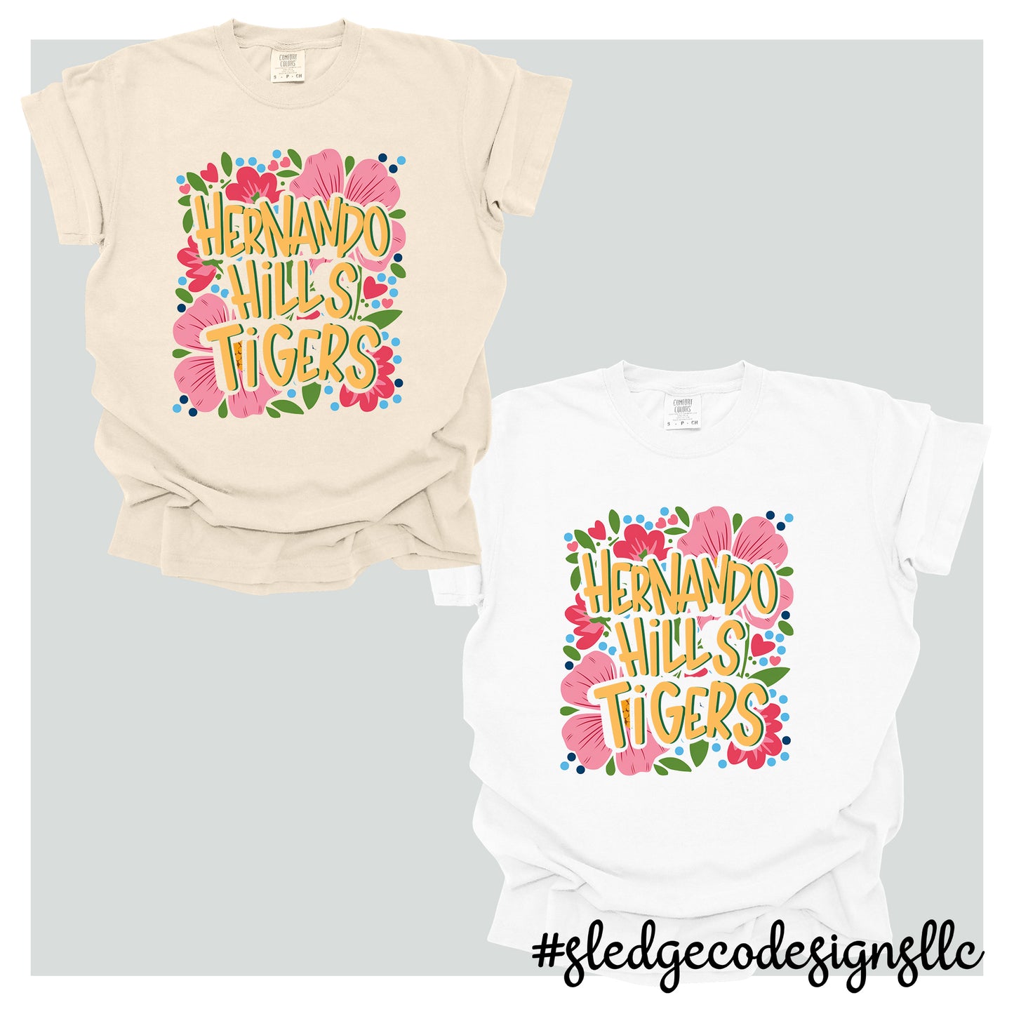 HERNANDO HILLS TIGERS BOHO | Custom Unisex TSHIRT