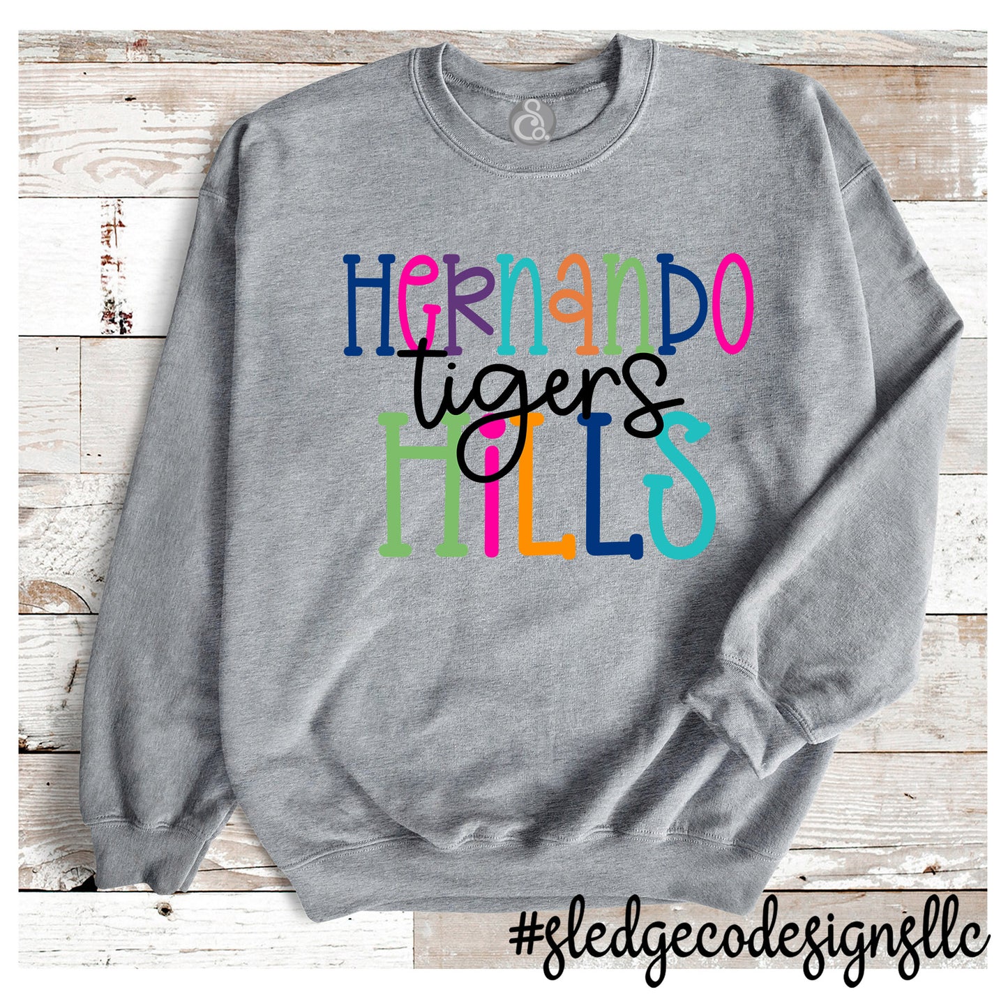 HERNANDO HILLS | COLORFUL | CUSTOM UNISEX SWEATSHIRT