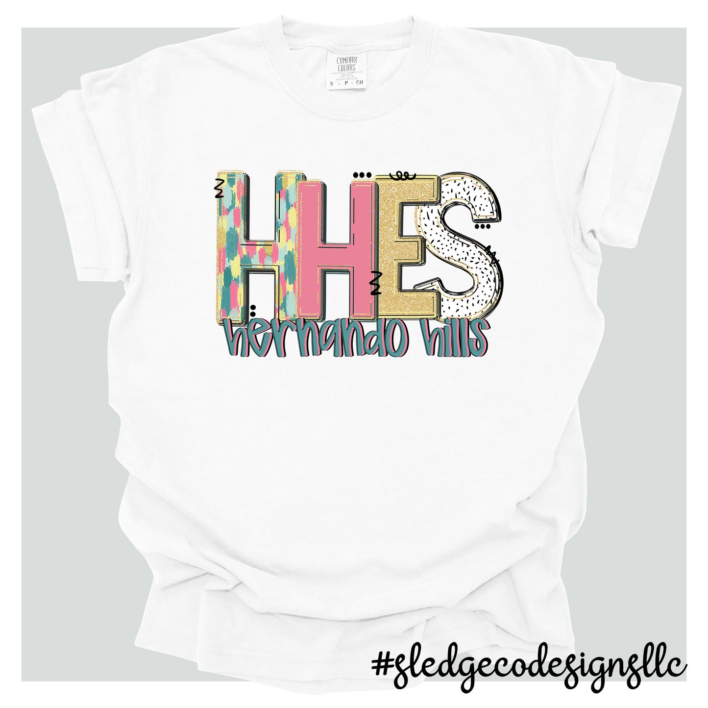 HERNANDO HILLS | SPRING DOODLE | Custom UNISEX TSHIRT