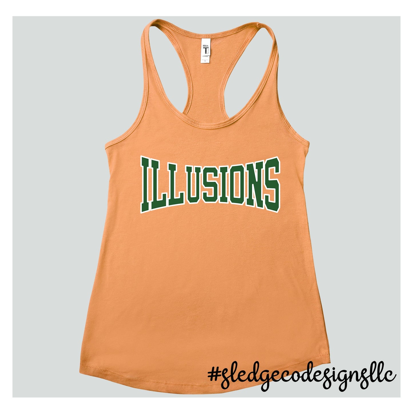 ILLUSIONS SOFTBALL | LOGO | CUSTOM WOMENS TANK TOP