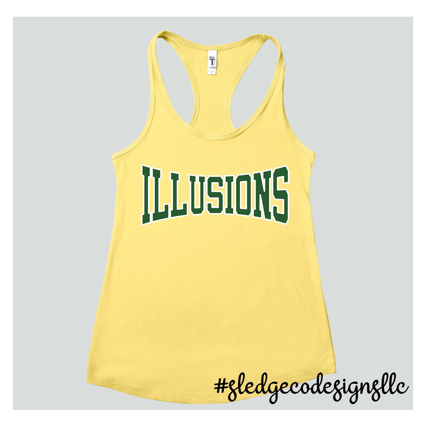 ILLUSIONS SOFTBALL | LOGO | CUSTOM WOMENS TANK TOP
