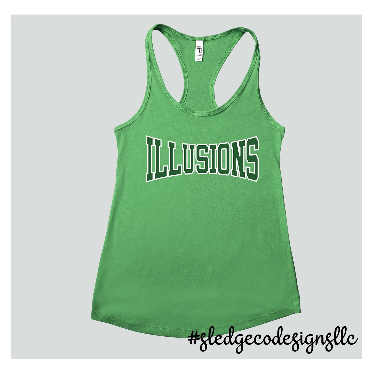 ILLUSIONS SOFTBALL | LOGO | CUSTOM WOMENS TANK TOP
