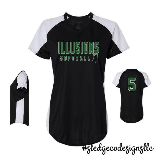 ILLUSIONS SOFTBALL | MS | CUSTOM GIRL'S AND WOMENS SPIRIT JERSEYS