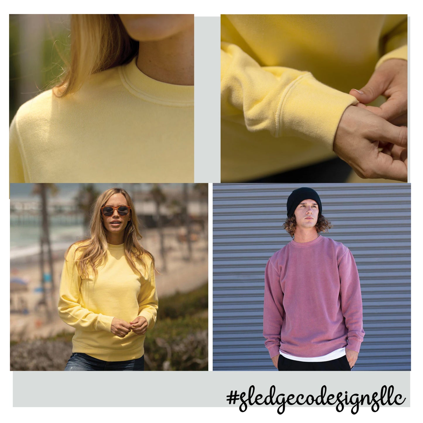 LOBOS RUSH SOCCER | ITC Midweight Pigment-Dyed Crewneck Sweatshirt 2nd Set