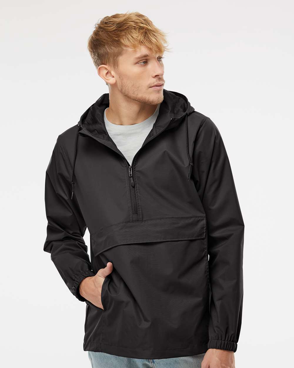 CUSTOMIZE: RAIN JACKET WATERPROOF | Independent Trading Co. | Nylon Anorak | Rainjacket