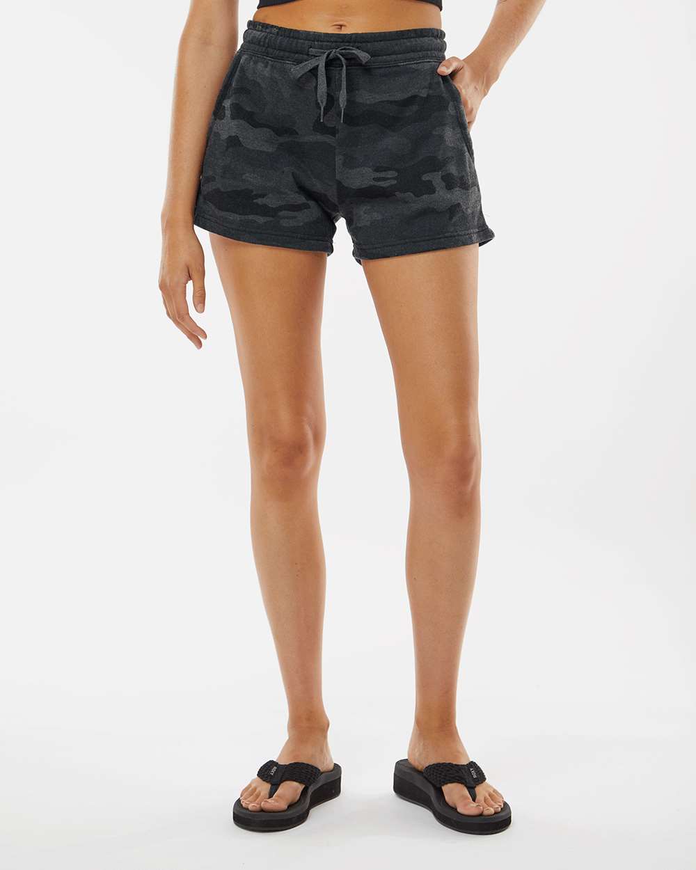 Women’s Lightweight California Wave Wash Sweat Shorts