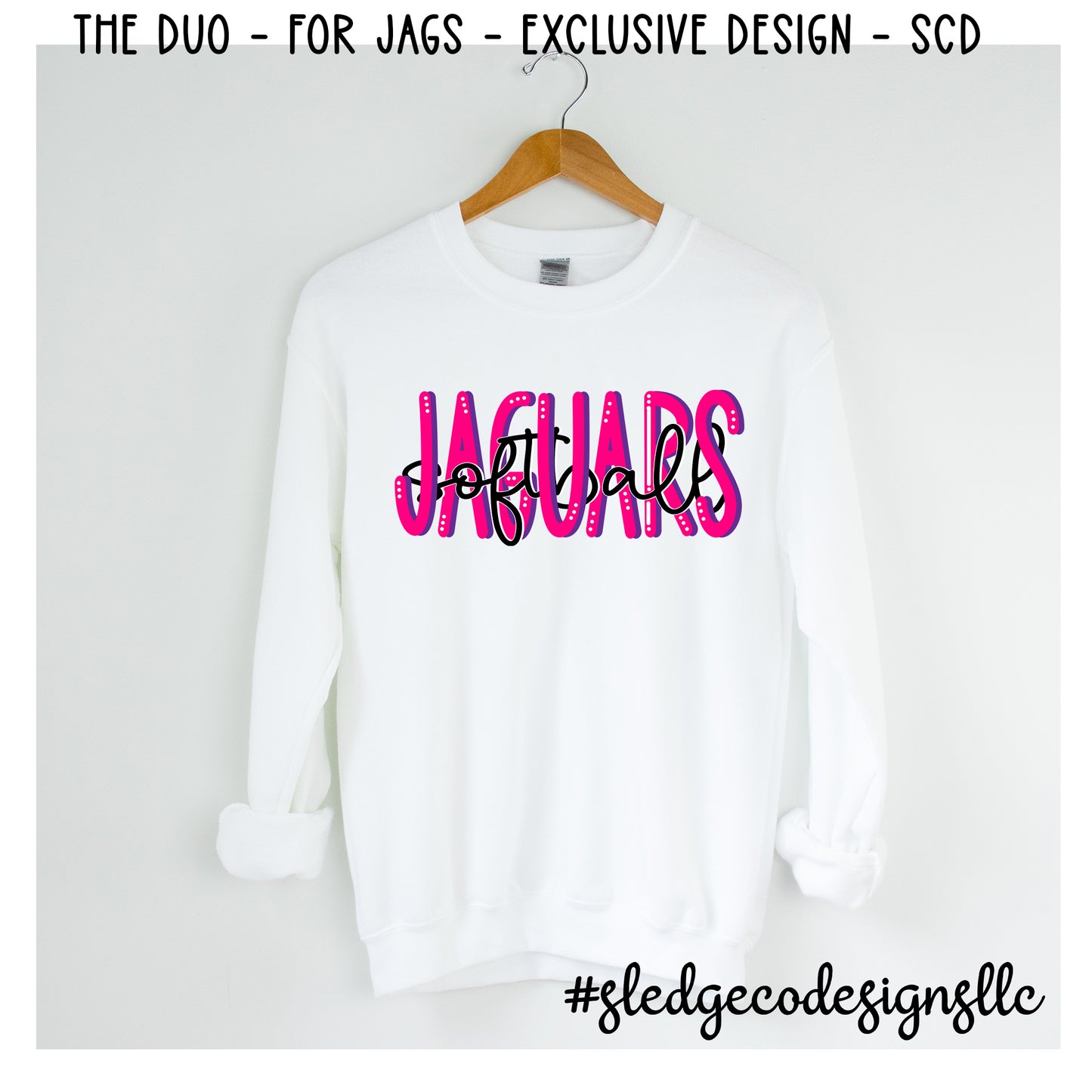 Jaguars Competitive Softball ( DUO ) - UNISEX SWEATSHIRT