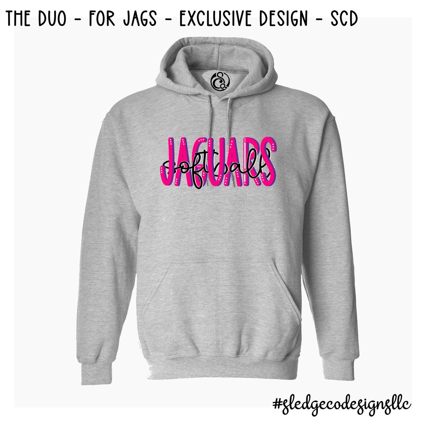 Jaguars Competitive Softball ( DUO ) - UNISEX HOODIE