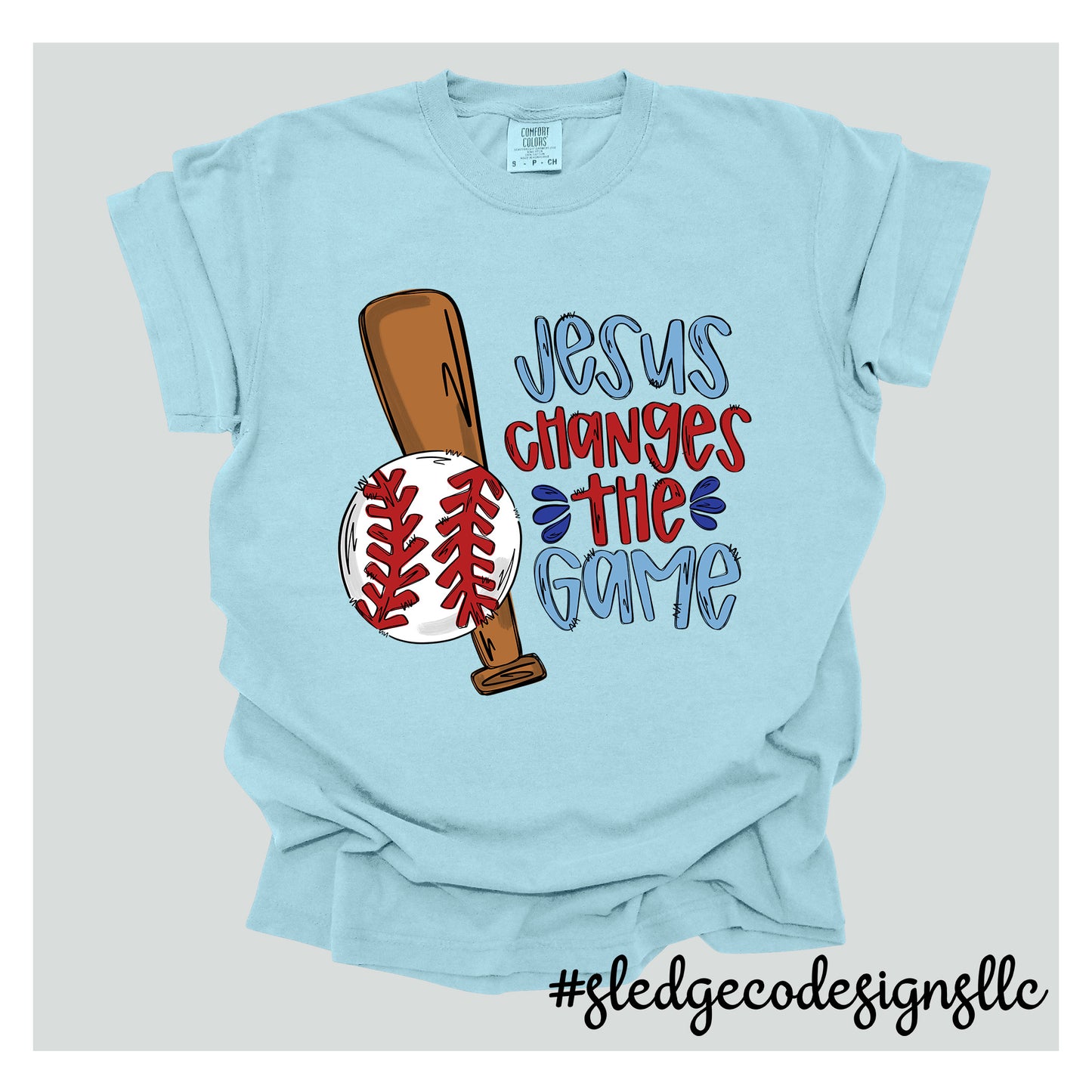 JESUS CHANGES THE GAME | BASEBALL TEE | Custom Unisex TSHIRT