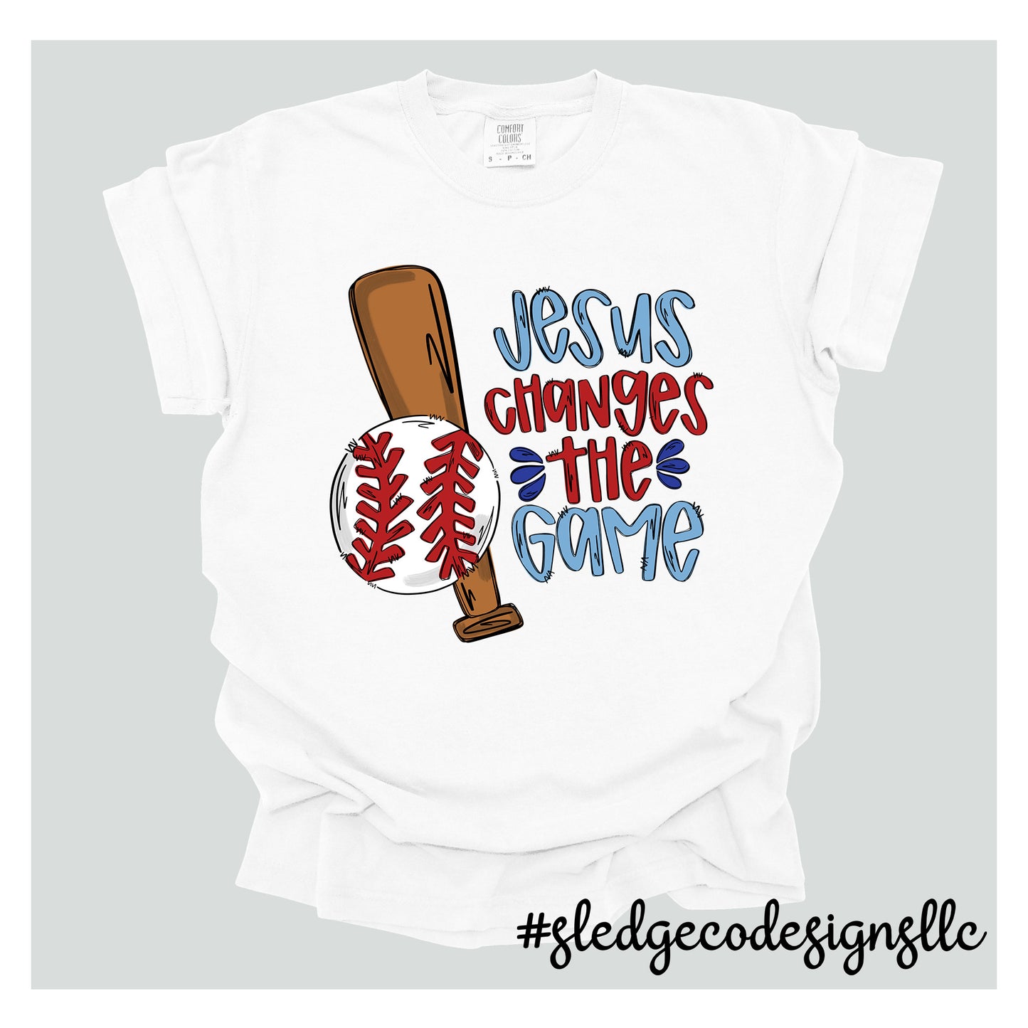 JESUS CHANGES THE GAME | BASEBALL TEE | Custom Unisex TSHIRT