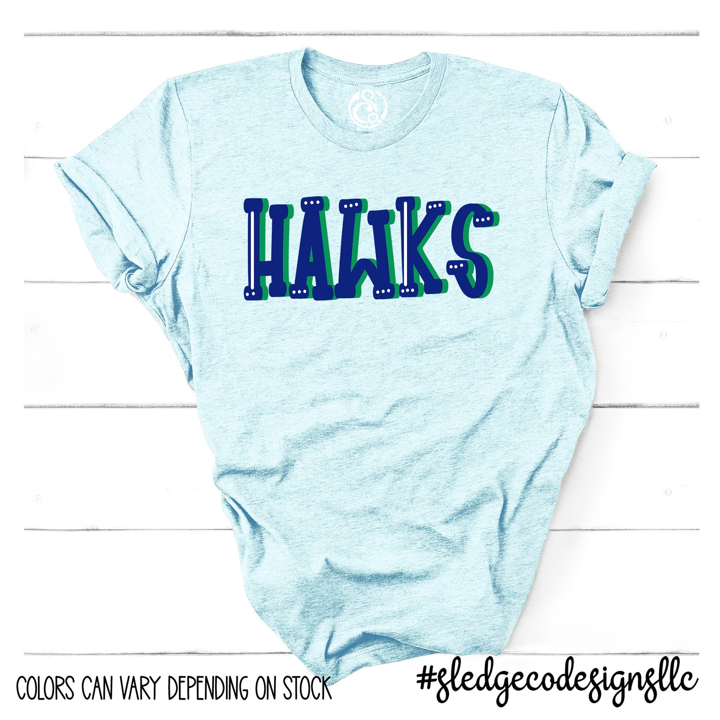 Jones Brummett Elementary School | HAWKS | Custom Unisex TSHIRT