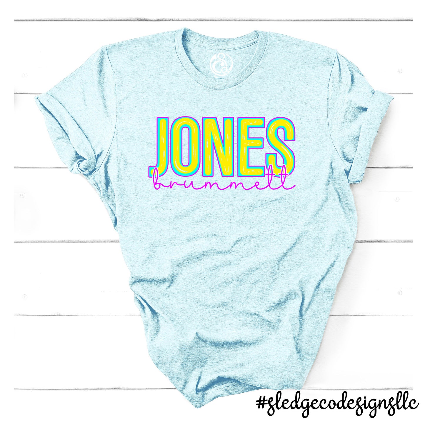 Jones Brummett Elementary School | NEON | Custom Unisex TSHIRT