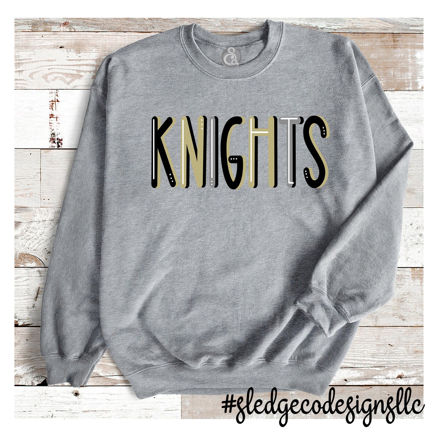WEST MEMPHIS CHRISTIAN SCHOOL | BLACK KNIGHTS  | CUSTOM UNISEX SWEATSHIRT