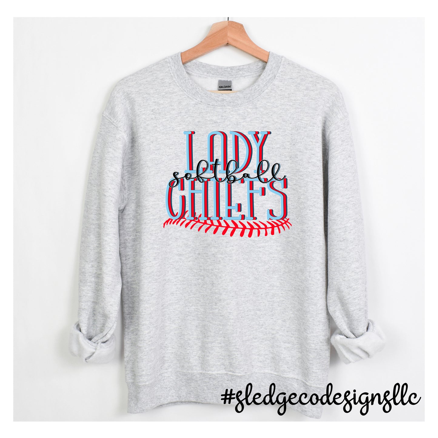 LADY CHIEFS SOFTBALL | UNISEX CUSTOM SWEATSHIRT