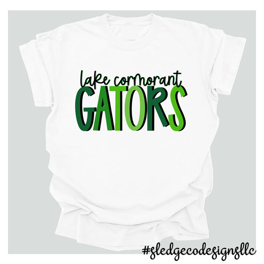 Lake Cormorant GATORS | NEW DUO | HAND DRAWN  |  UNISEX Custom Tshirt