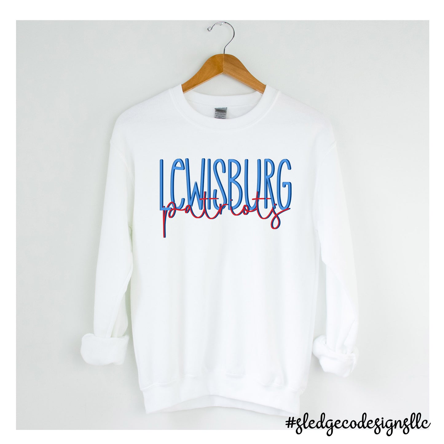 LEWISBURG PATRIOTS DUO | SOFTSTYLE UNISEX SWEATSHIRT