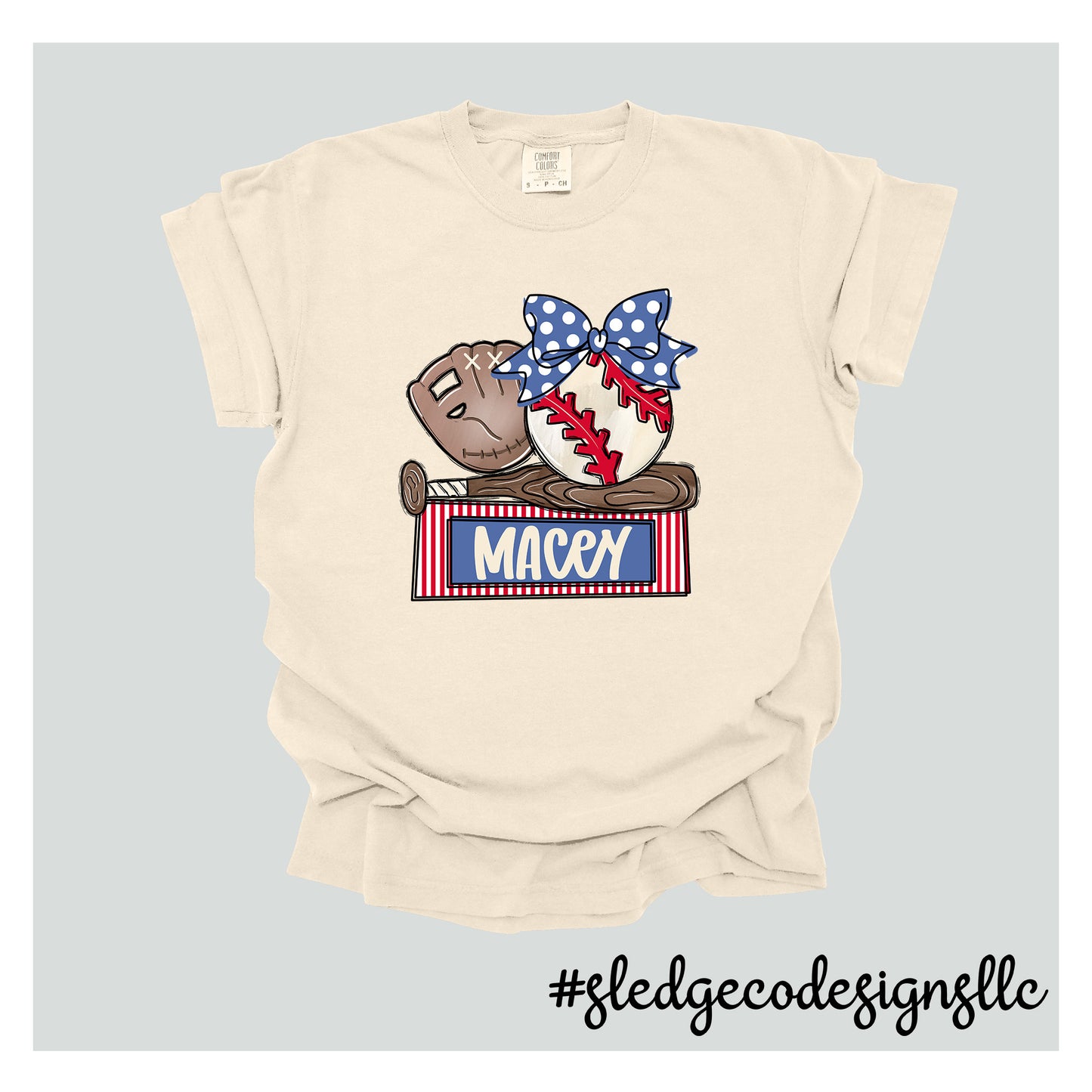 CUSTOMIZABLE GIRL BASEBALL TEE | UNISEX CUSTOM TSHIRT