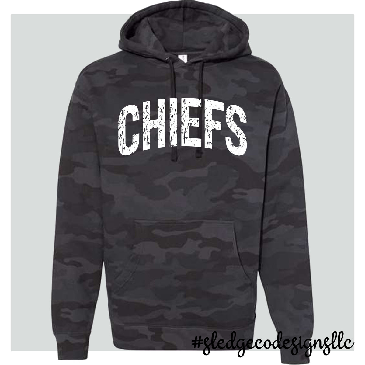 MAGNOLIA HEIGHTS CHIEFS | WHITE | CAMO Midweight Hoodie