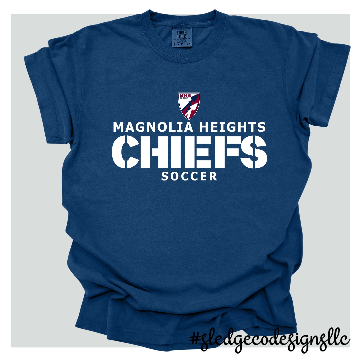 MAGNOLIA HEIGHTS SOCCER | COMFORT COLORS Unisex Garment-Dyed Heavyweight T-Shirt