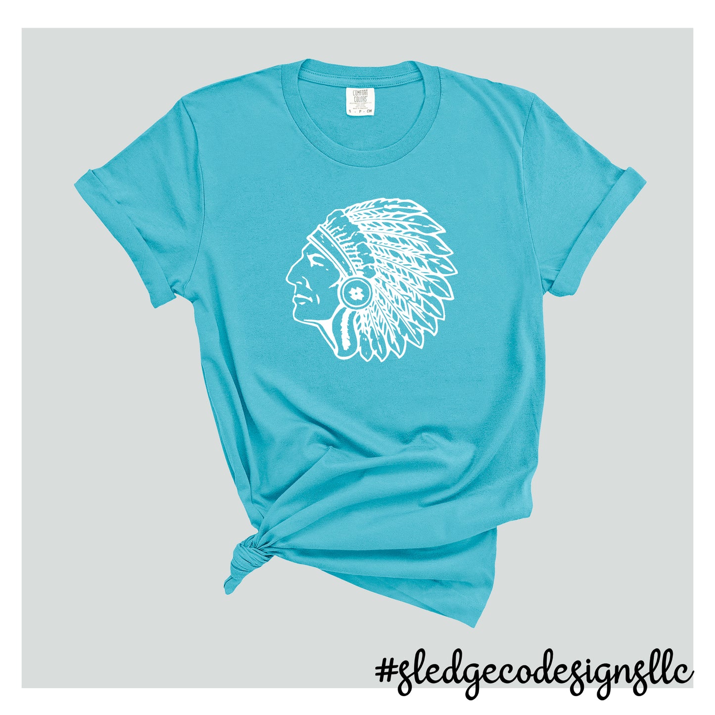 CHIEFS HEAD | MAGNOLIA HEIGHTS | COMFORT COLORS Custom Unisex Tshirt