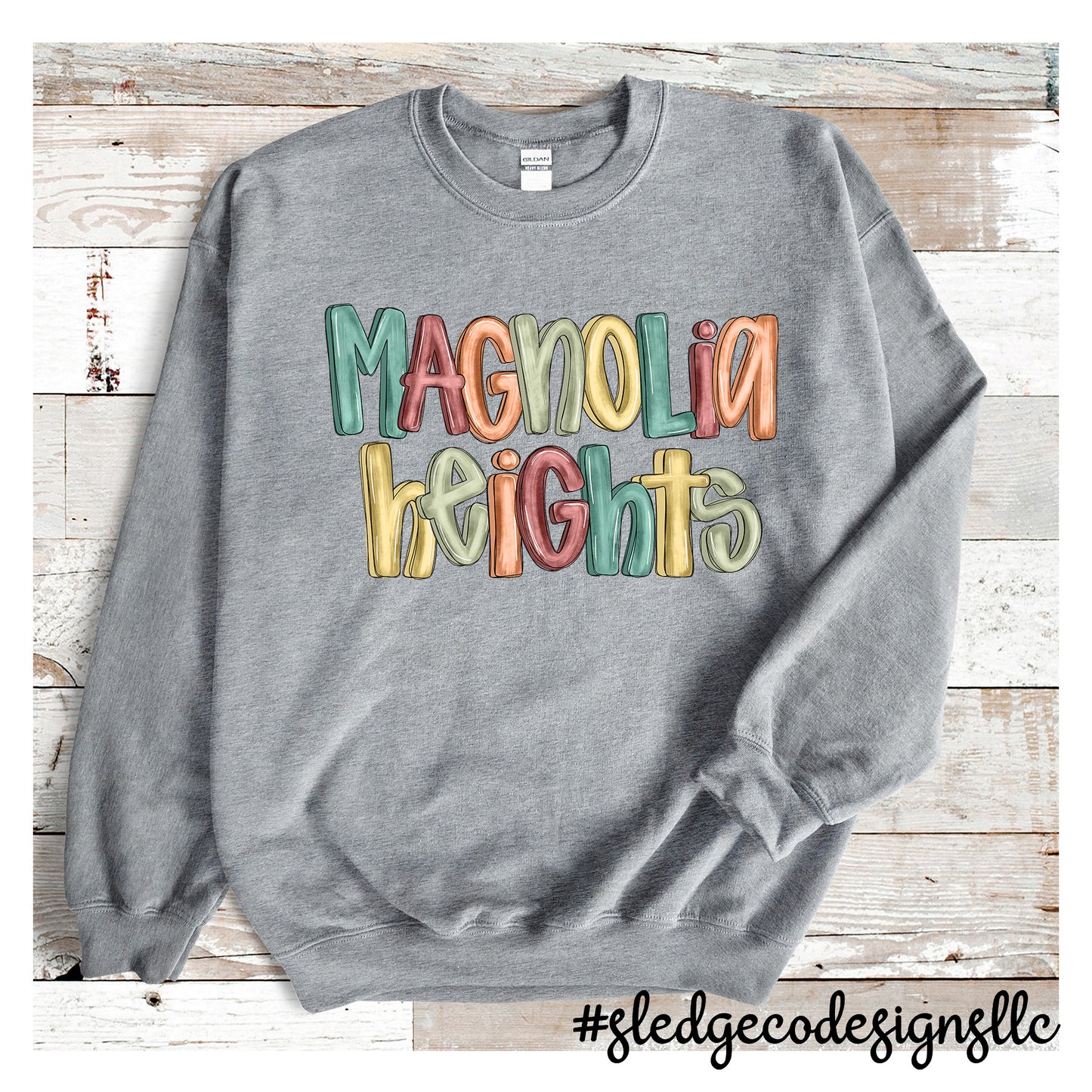 MAGNOLIA HEIGHTS | PAINTED DOODLE | CUSTOM SWEATSHIRT