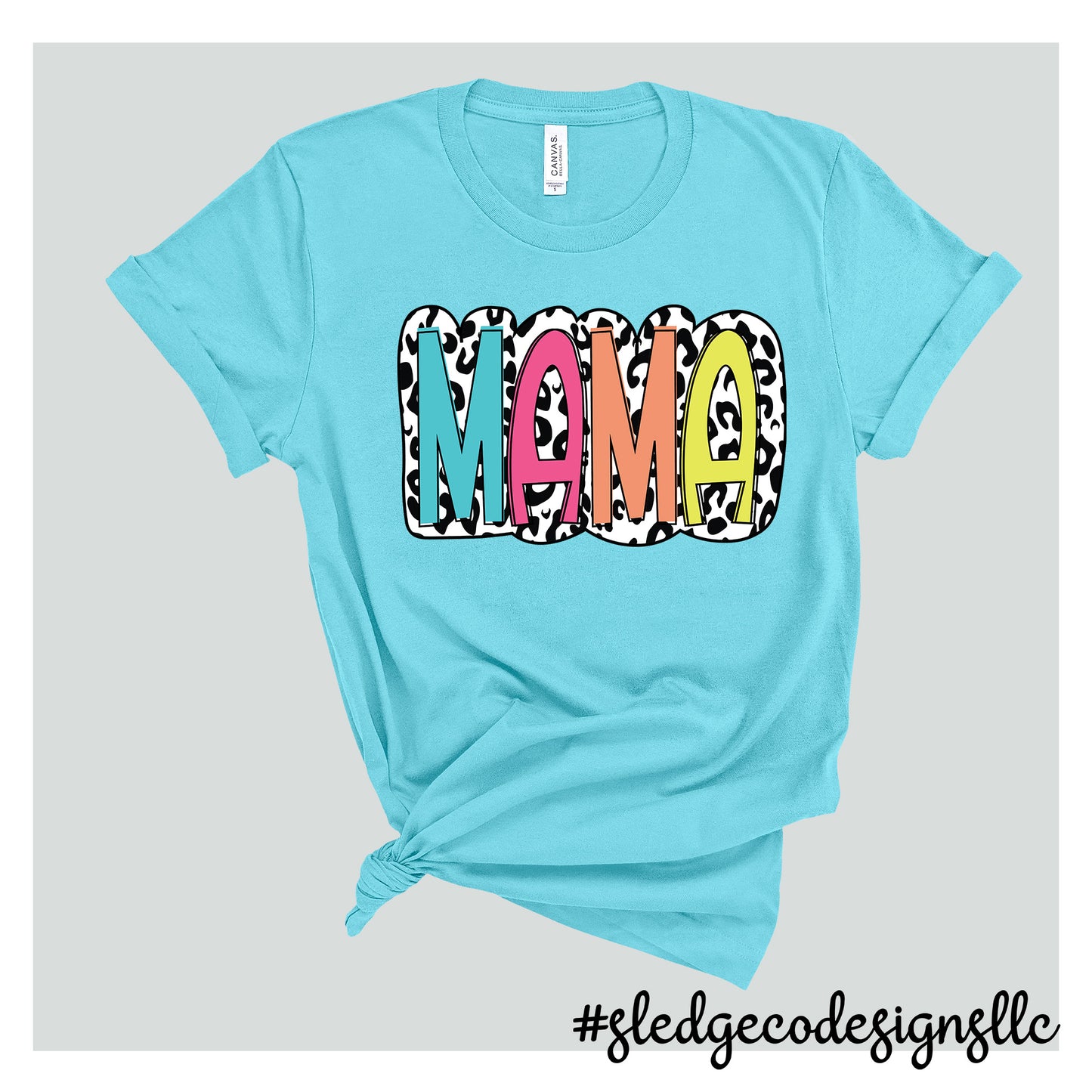 MAMA BRIGHT LEOPARD | MOTHER'S DAY  | Custom Unisex TSHIRT