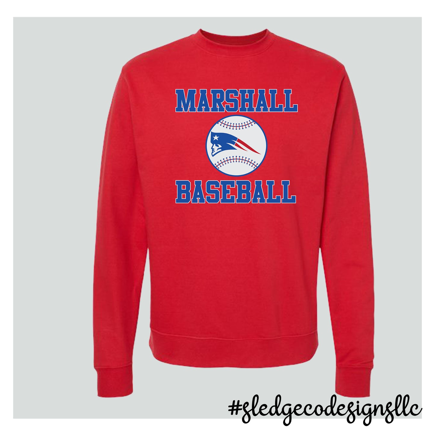 Marshall Academy Patriots Baseball  | UNISEX SWEATSHIRT