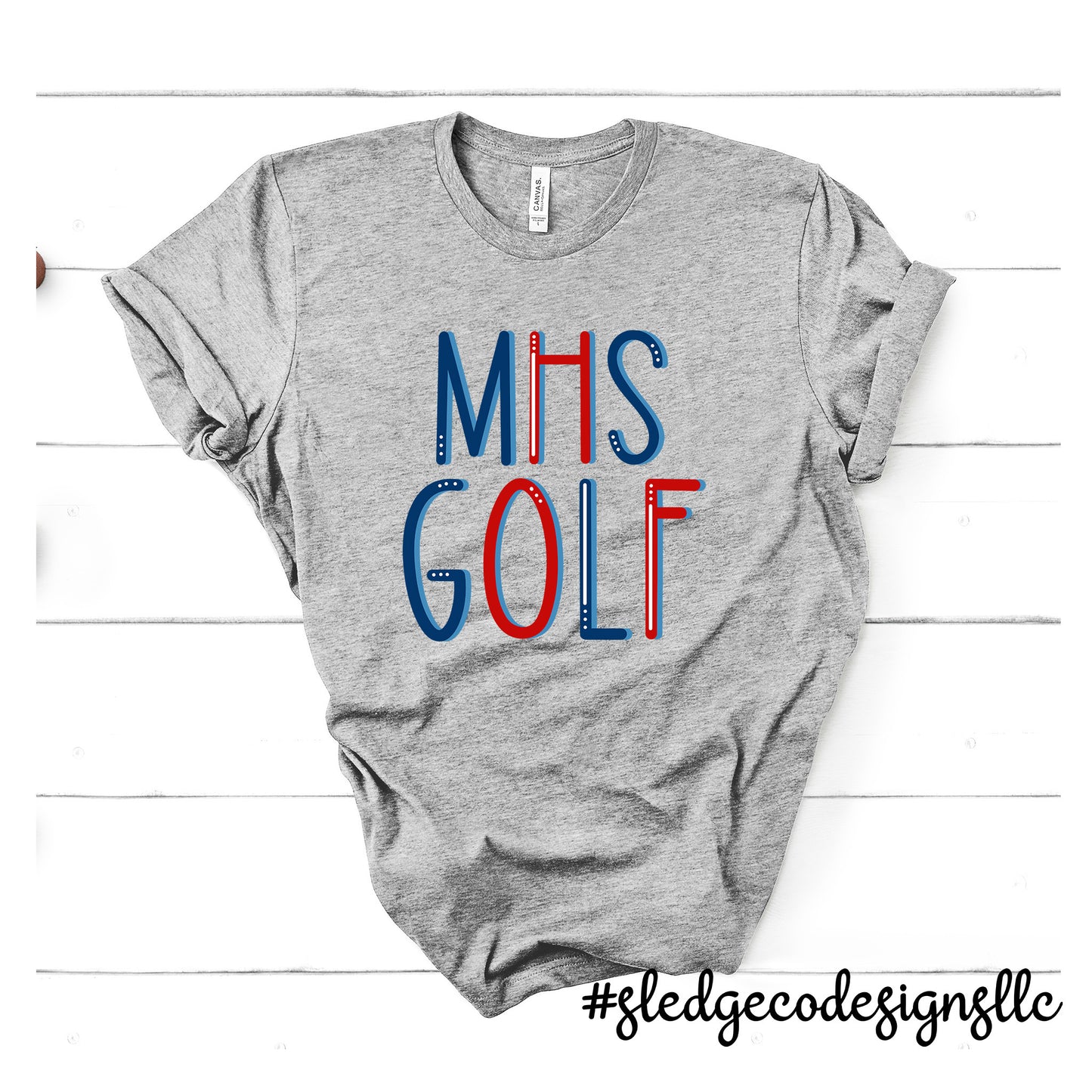 MHS CHIEFS GOLF | MAGNOLIA HEIGHTS | CUSTOM DRAWN UNISEX TSHIRT